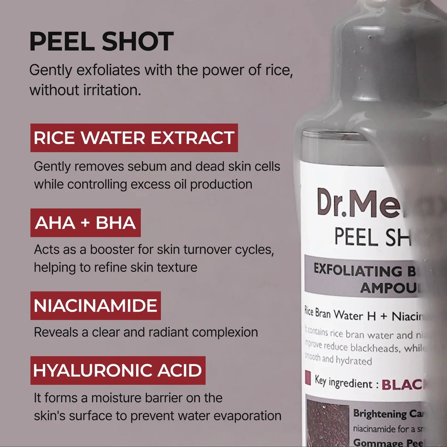Peel Shot Glow Black Rice Ampoule ™