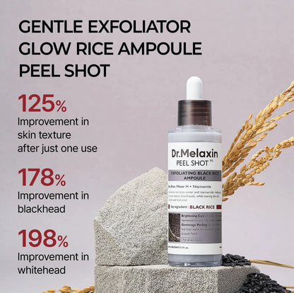 Peel Shot Glow Black Rice Ampoule ™